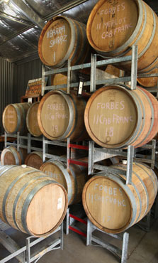 Forbes-Wine-rhs-barrels-reisling-wine